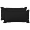 vidaXL Pudebetr&aelig;k 2 stk. HOUTEN Sort 40 x 80 cm Faux Linned