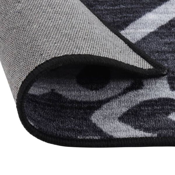 vidaXL t&aelig;ppel&oslash;ber 80x150 cm Sort