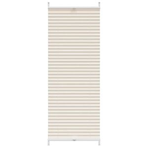 vidaXL plisseret rullegardin 50 x 150 cm cremefarvet