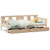 vidaXL daybed med skuffer 90x200 cm massivt fyrretr&aelig;