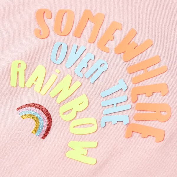 T-shirt til b&oslash;rn str. 140 lyser&oslash;d