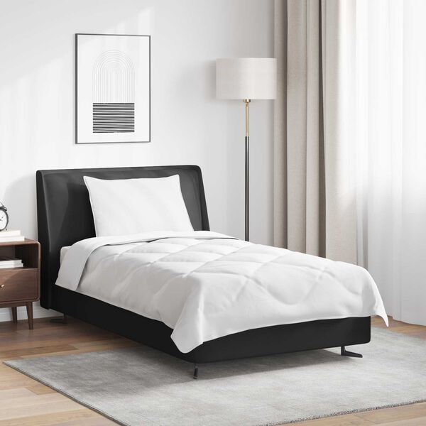 vidaXL &Aring;rsd&aelig;kkende Dyne med pude 2 pcs Hvid Microfiber