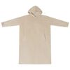 vidaXL T&aelig;ppe-hoodie Beige l Flannel