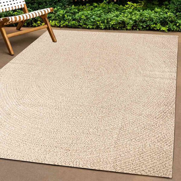 vidaXL gulvt&aelig;ppe ZIZUR beige 80x150 cm jute-look indend&oslash;rs og udend&oslash;rs