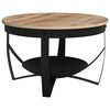 vidaXL sofabord &Oslash;68x43 cm ru mangotr&aelig;