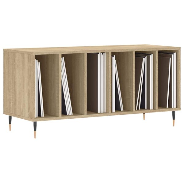 vidaXL vinylskab 100x38x48 cm konstrueret træ sonoma-eg