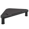 vidaXL sk&aelig;rmstander til hj&oslash;rne 49x28x10,5 cm sort