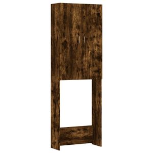 vidaXL vaskemaskineskab 64x25,5x190 cm r&oslash;get egetr&aelig;sfarve