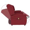 vidaXL 4-personers massagestol med kopholder vinr&oslash;d