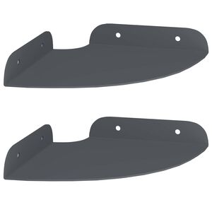 vidaXL Sv&aelig;vende hylde med hylde 2 pcs Antracit 15 x 15 x 2 cm