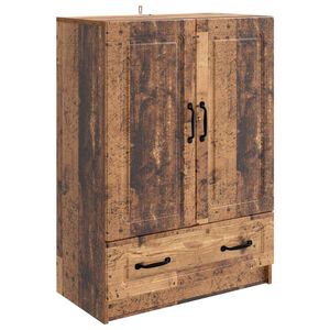 vidaXL Sideboard Gammelt tr&aelig; 66 x 34,5 x 92 cm Konstrueret tr&aelig;