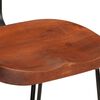 vidaXL barstole 2 stk. 49x43x88 cm massivt mangotr&aelig;