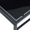 vidaXL Solstole 2-person 3 pcs Sort og Anthracit Stål