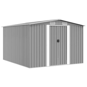 vidaXL haveskur 257x298x178 cm metal gr&aring;