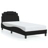 vidaXL sengeramme uden madras Viana 90x190 cm kunstl&aelig;der sort