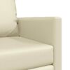vidaXL Sovesofa Creme 74 x 77 x 81 cm Fløjl