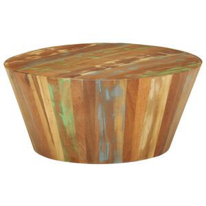 vidaXL sofabord &Oslash;65x31 cm massiv genbrugstr&aelig;