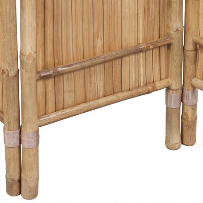 vidaXL 4-panelers rumdeler i bambus