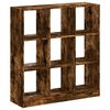 vidaXL bogreol 102x32x109 cm konstrueret tr&aelig; r&oslash;get egetr&aelig;sfarve