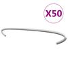 vidaXL gabionkroge 50 stk. galvaniseret st&aring;l 40 cm