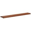 vidaXL Vindueskarm Brun Tr&aelig; 160 x 25 x 4,5 cm PVC