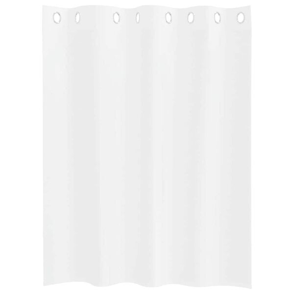 vidaXL Voile Gardin med gardiner 2 pcs Hvid 140 x 140 cm Polyester