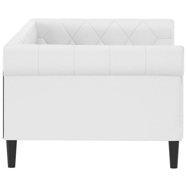 vidaXL daybed 90x200 cm kunstl&aelig;der hvid