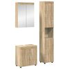 vidaXL Badev&aelig;relsesm&oslash;bel s&aelig;t TULUM 3 stk. Sonoma eg 60 x 34 x 63 cm