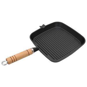 vidaXL grillpande i st&oslash;bejern med tr&aelig;h&aring;ndtag 20x20 cm