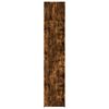 vidaXL skab 45x42,5x225 cm smalt konstrueret træ røget egetræsfarve