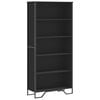 vidaXL bogreol 80x31x169 cm konstrueret tr&aelig; sort