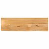 vidaXL bordplade 120x40x2,5 cm naturlig kant massivt mangotr&aelig;
