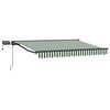 vidaXL Manuel markise-ramme med LED-lys 3 x 2,5 m
