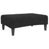 vidaXL fodskammel 77x55x31 cm velour sort