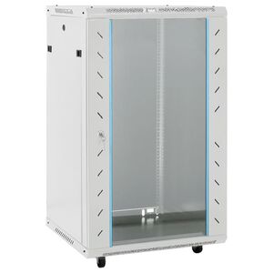 vidaXL netv&aelig;rksskab 60x60x120 cm 18U 19" IP20 gr&aring;