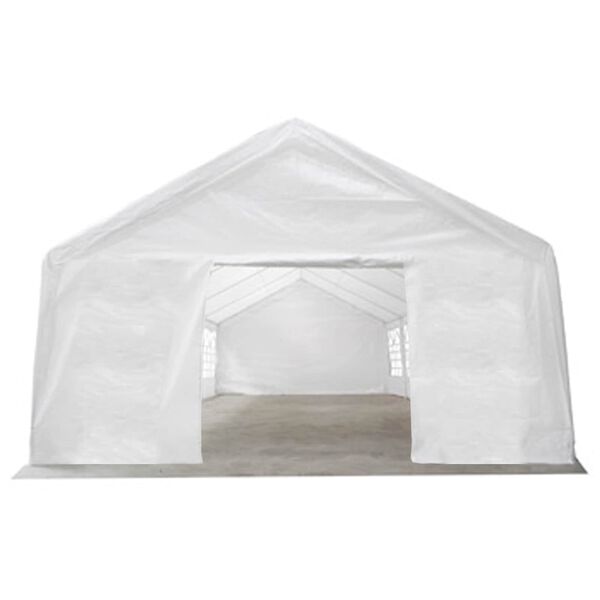 vidaXL Teltstof uden ramme Hvid 12 x 6 m PE