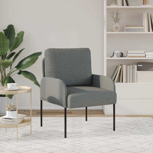 vidaXL Sofaer med pude 55cm M&oslash;rkegr&aring; Krydsfin&eacute;r