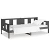vidaXL daybed 80x200 cm massivt fyrretr&aelig; gr&aring;