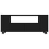 vidaXL tv-bord 120x35x48 cm konstrueret tr&aelig; sort