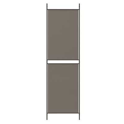 vidaXL 5-panels rumdeler 300x200 cm stof antracitgrå