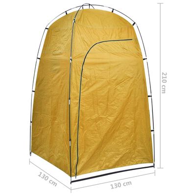vidaXL bærbart campingtoilet med telt 10+10 l