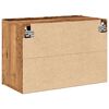 vidaXL væghængt tv-bord 60x30x41 cm gammelt træ-look