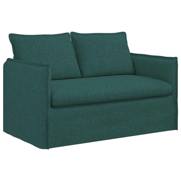 vidaXL Sofa 120cm M&oslash;rkegr&oslash;n Metal