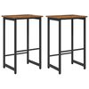 vidaXL Barb&aelig;nk 2 stk. Gammelt tr&aelig; 40 x 32 x 74 cm Konstrueret tr&aelig;