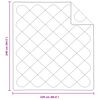 vidaXL Sommer dyne med pude 3 pcs Hvid Mikrofiber