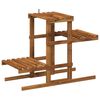 vidaXL Planteholder Naturfarvet 82 x 36 x 60 cm Massivt Akacietr&aelig;