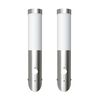 vidaXL Enego Udend&oslash;rs v&aelig;glampe med bev&aelig;gelsesf&oslash;ler 2-pack
