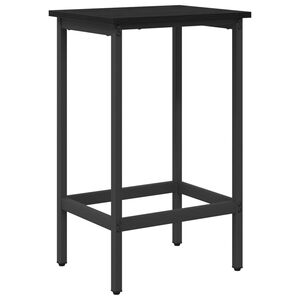vidaXL Barb&aelig;nk Sort eg 40 x 32 x 74 cm Konstrueret tr&aelig;