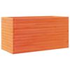 vidaXL plantekasse 90x40x46 cm massivt fyrretr&aelig; gyldenbrun