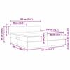 vidaXL Opbevaringsseng med madras Gr&aring;brun 180 x 200 cm Faux l&aelig;der